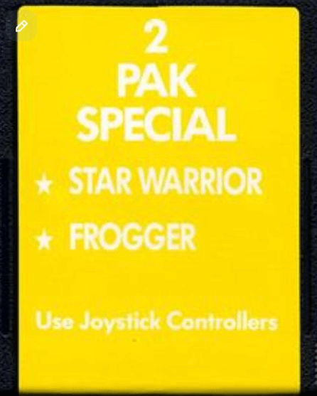 2 Pak Special Star Warrior + Frogger