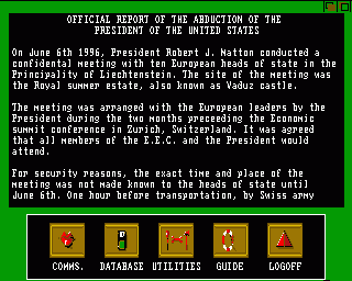 The President Is Missing