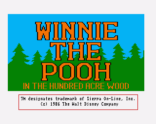 Winnie the Pooh in the Hundred Acre Wood