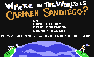Where in the World is Carmen Sandiego?