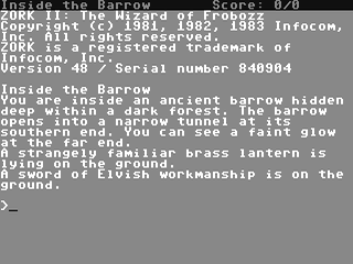 Zork II: The Wizard of Frobozz