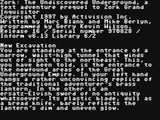 Zork: The Undiscovered Underground