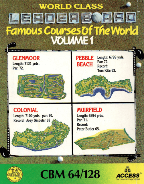 World Class Leader Board Famous Courses Of The World Vol. 1