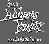 The Addams Family: Pugsley's Scavenger Hunt