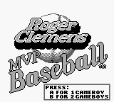 Roger Clemens' MVP Baseball