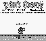 Yoshi's Cookie