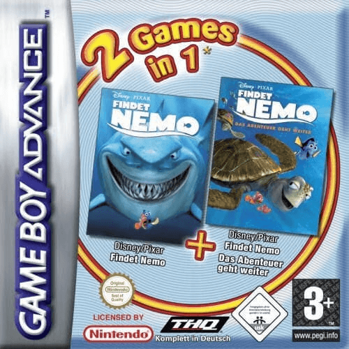 2 Games in 1 : Findet Nemo + Findet Nemo das Abenteuer geht weiter