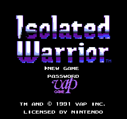 Isolated Warrior