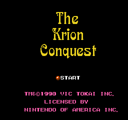 The Krion Conquest