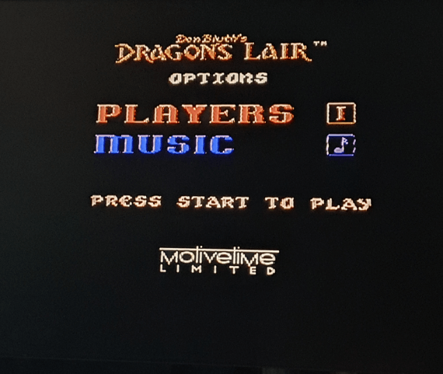 Sullivan Bluth Presents: Dragon's Lair