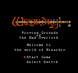 Wizardry: Proving Grounds of the Mad Overlord
