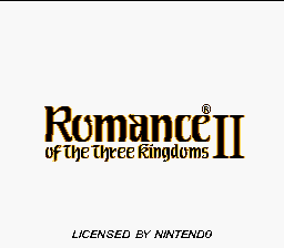 Romance of the Three Kingdoms II
