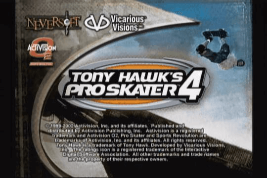 Tony Hawk's Pro Skater 4