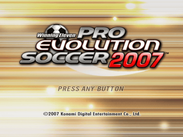 Winning Eleven: Pro Evolution Soccer 2007