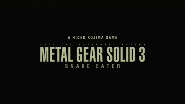 Metal Gear Solid 3: Snake Eater