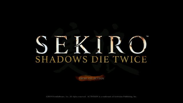 Sekiro: Shadows Die Twice