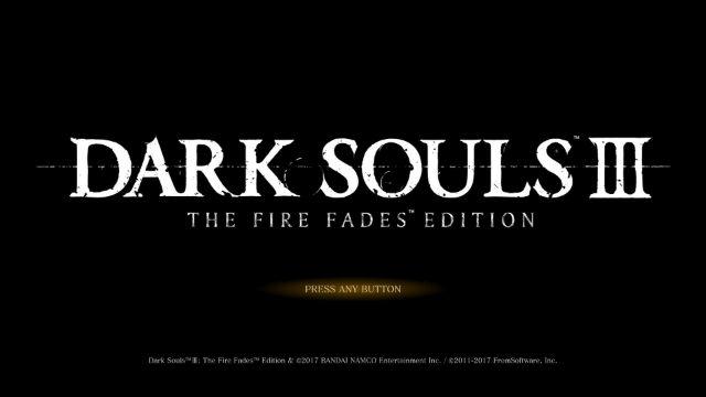 Dark Souls III: The Fire Fades Edition