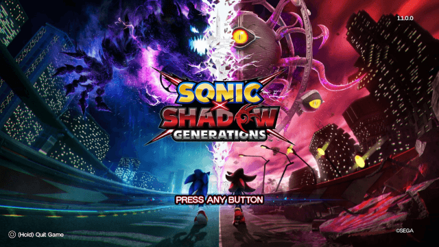Sonic x Shadow Generations