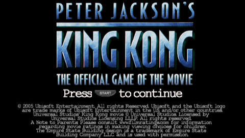 Peter Jackson's King Kong: The Official Game of the Movie