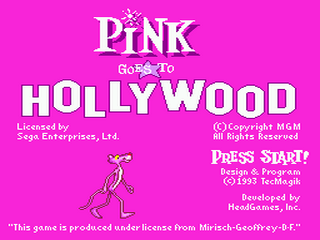 Pink Goes to Hollywood