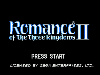 Romance of the Three Kingdoms II