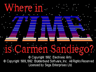 Where in Time is Carmen Sandiego?