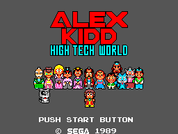 Alex Kidd: High-Tech World