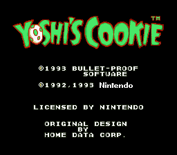 Yoshi's Cookie