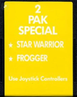 2 Pak Special Star Warrior + Frogger